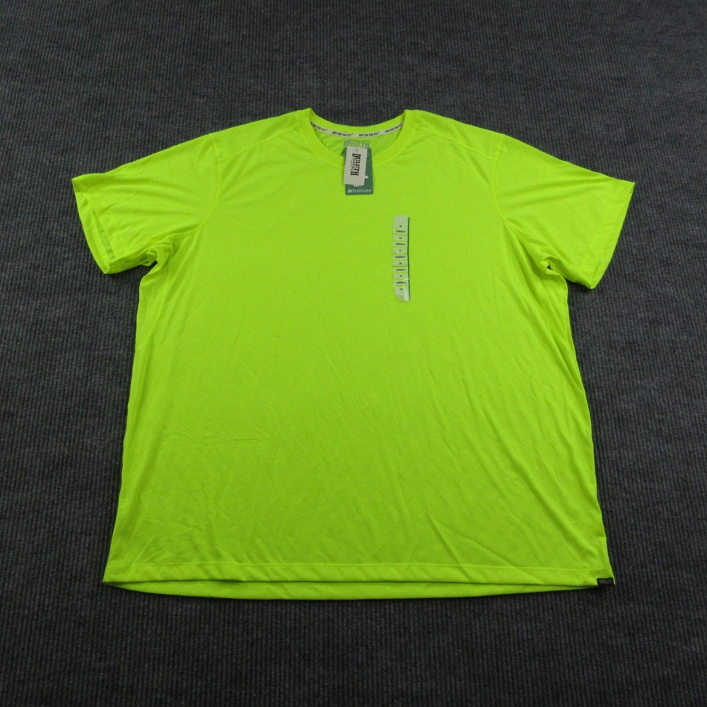 Duluth Trading Co. Shirt Mens 3XL Yellow Cotton Crew Neck Dry On The Fly NWT